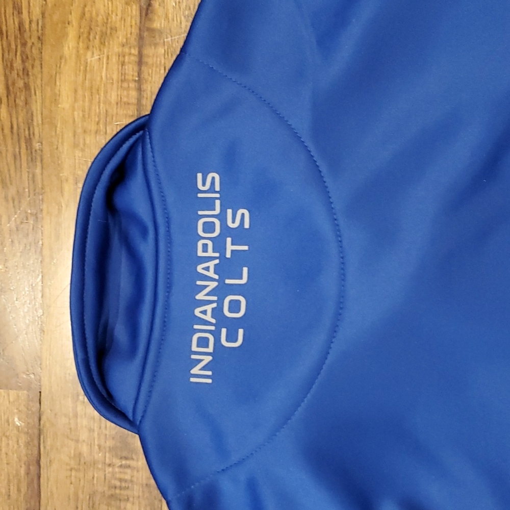 Mens NFL Indianapolis Colts 1/4 zip pullover size M - Picture 5 of 5